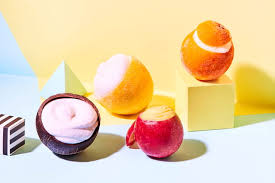 Orange ou citron ou coco givré