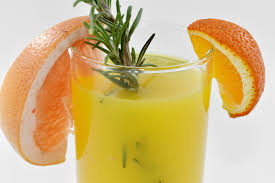 Jus exotique orange