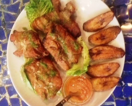 Travers de porc frits