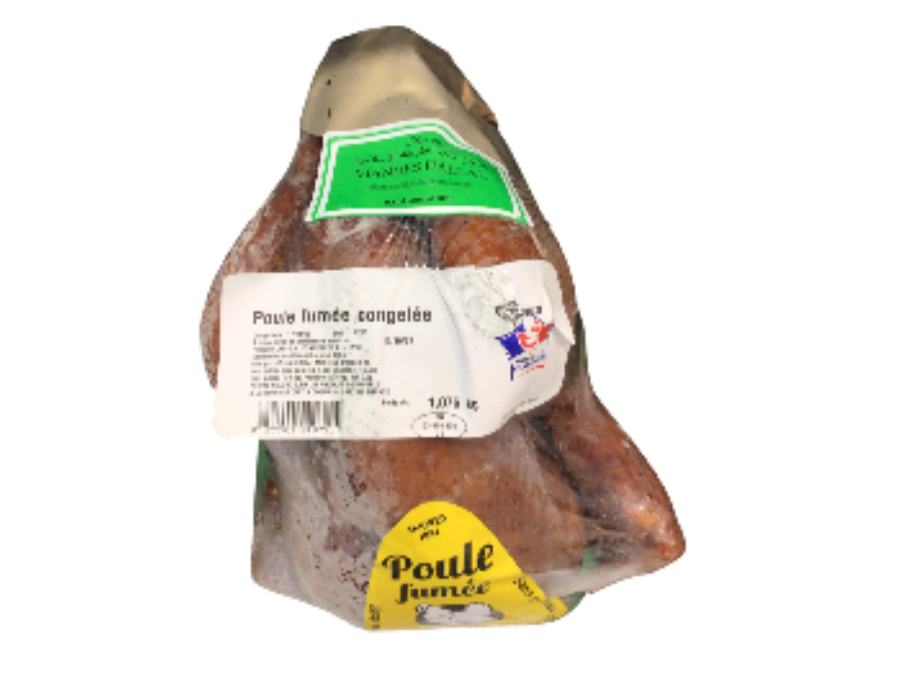 Poulet fumé congelé