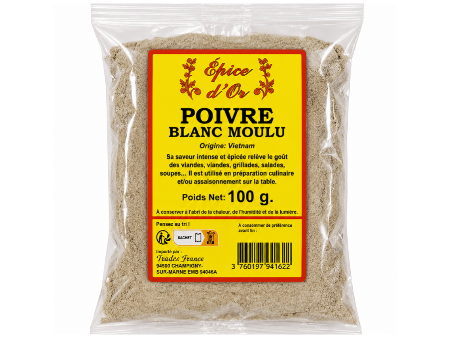 Poivre Blanc Moulu