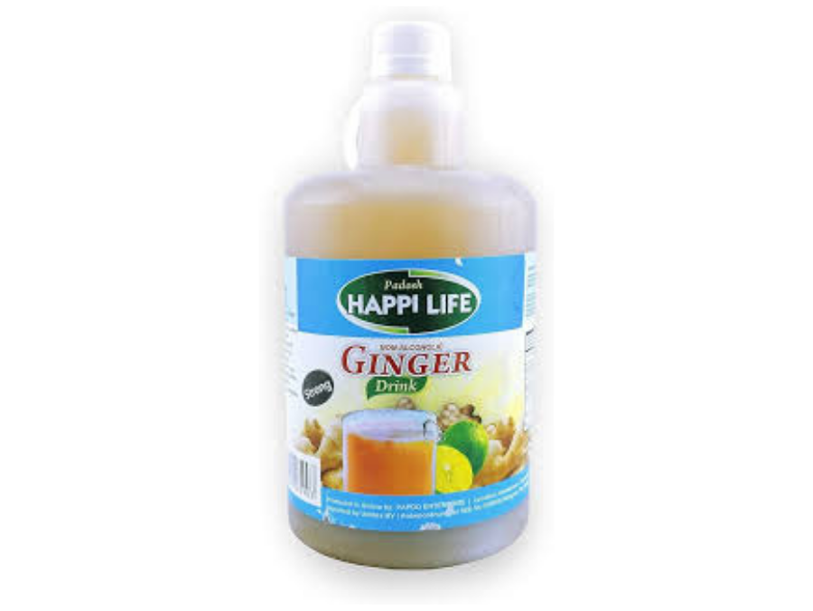 Jus concentré de Gingembre et Citron | Ginger Drink | 500 mL | HAPPI LIFE