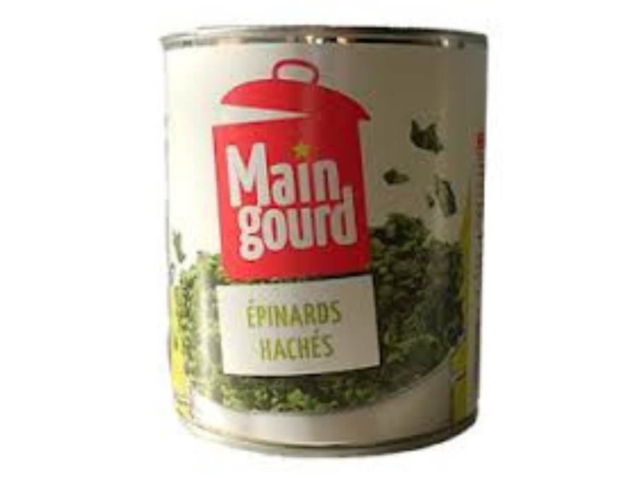 Épinards hachés – Maingourd – 795 g