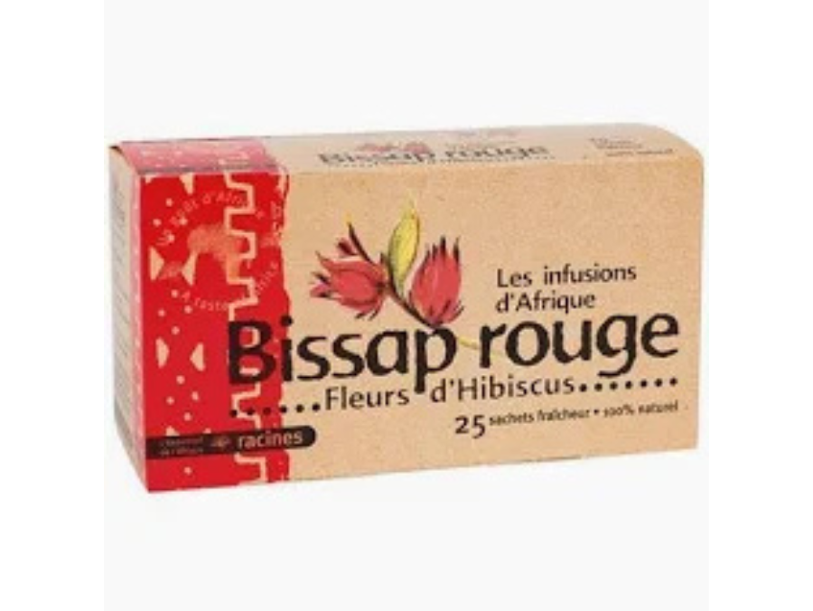 Infusion d'Afrique RACINES Bissap 25 sach x 1.6 g