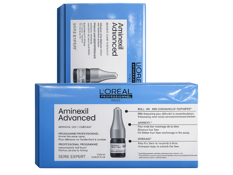 L'Oréal Professionnel, Cure Anti-Chute de Cheveux, Diminue la Chute de Cheveux dès 6 Semaines & Redensifie, Roll-On pour Homme & Femme, Sans Silicone