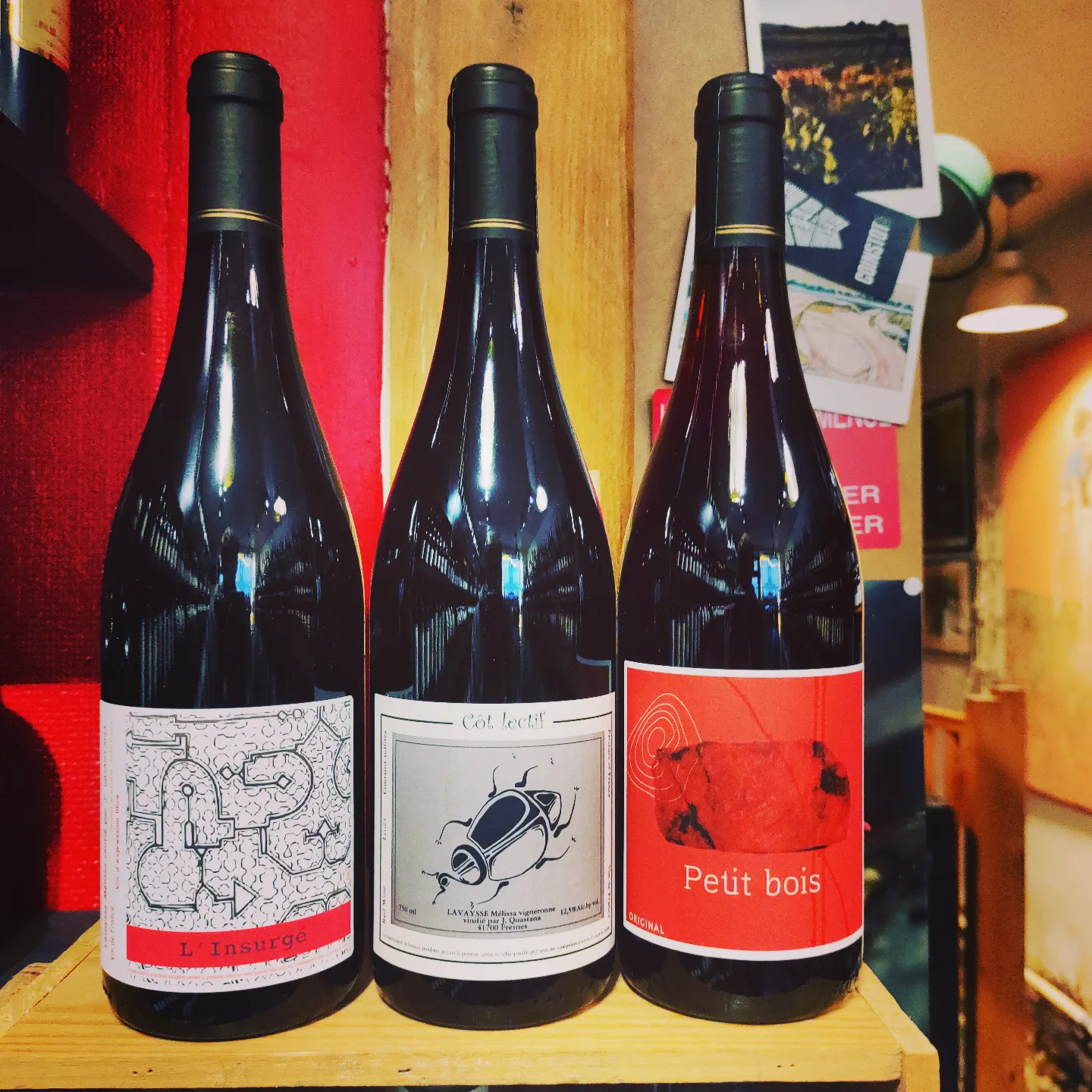 Sélection de vins “nature / Vin de France”