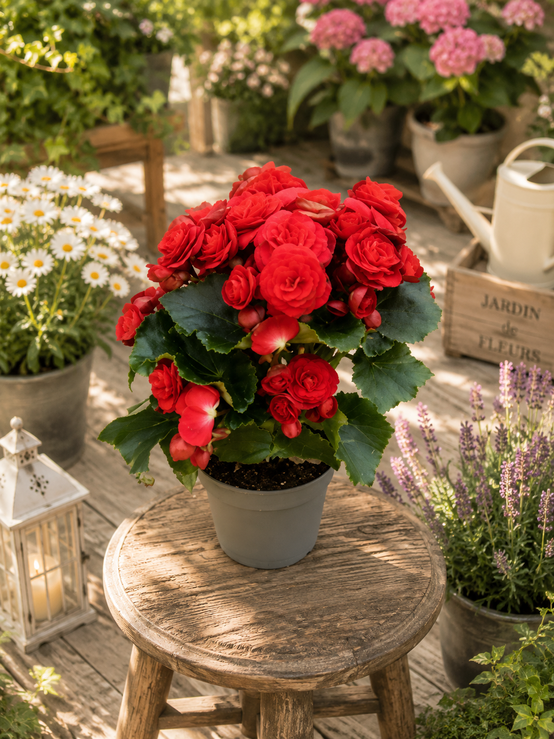 Bégonia Rouge « Passion Éternelle »