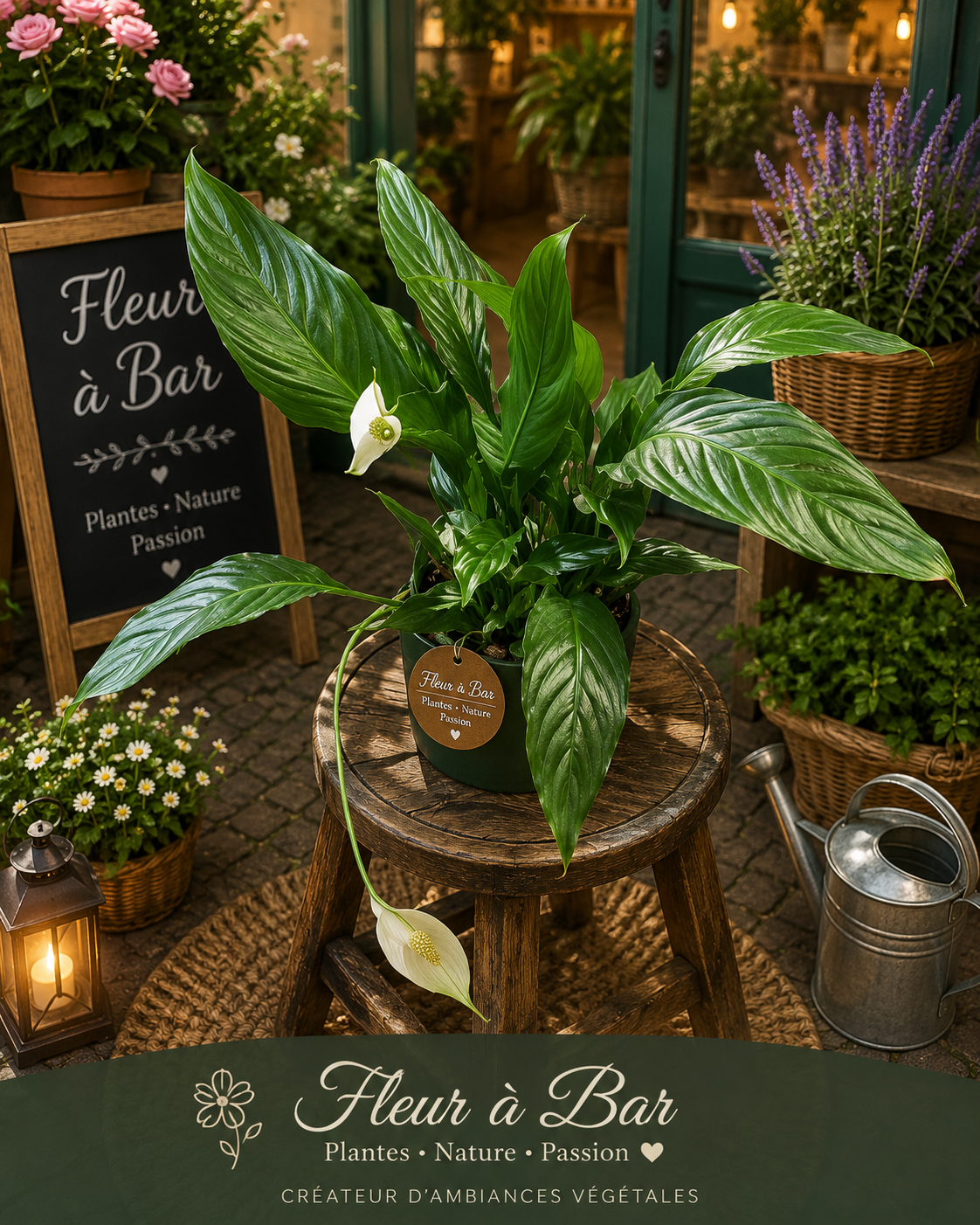 Spathiphyllum « Fleur de Lune »