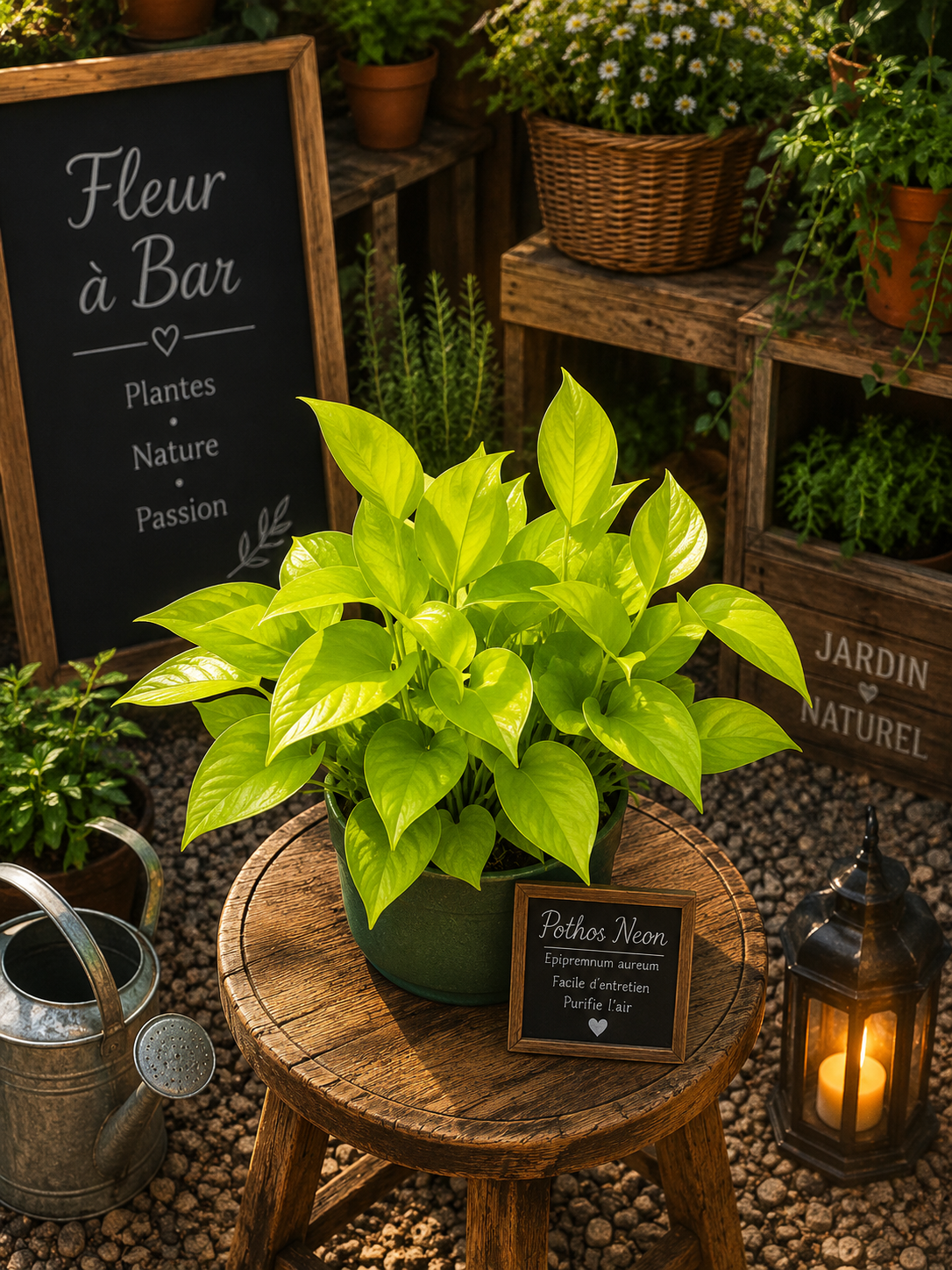 Pothos Neon « Éclat de Lumière »