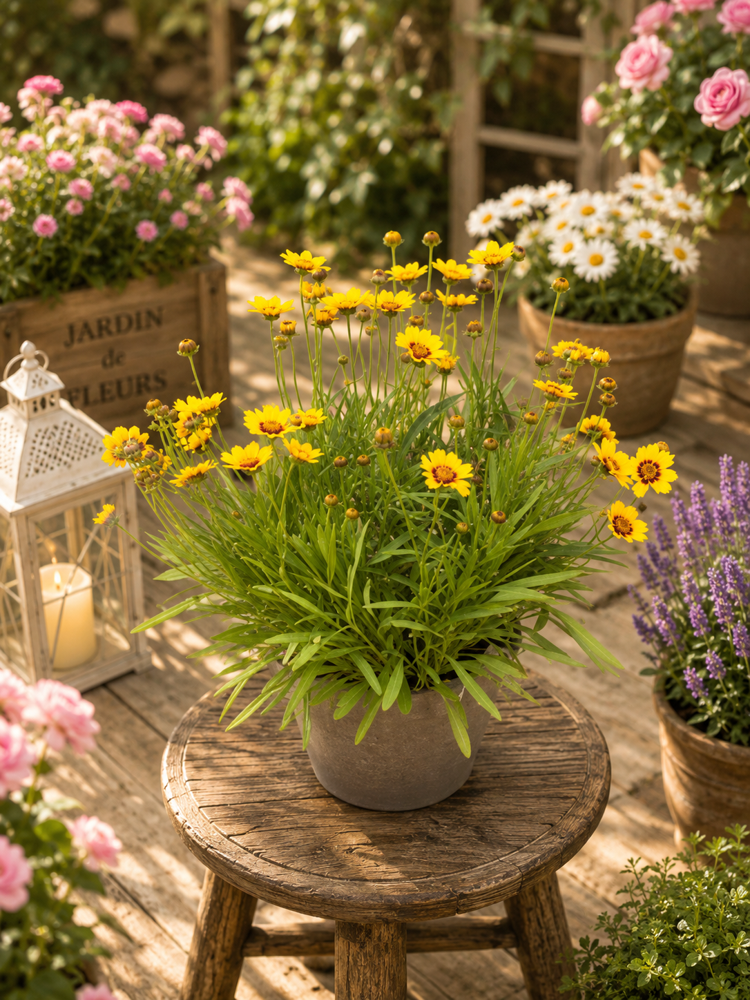 Coréopsis Jaune « Soleil des Prairies »