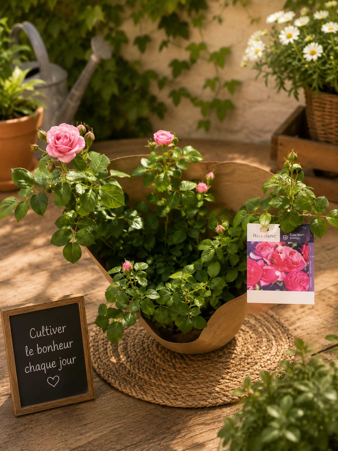 Rosier « Tendresse Rosée »