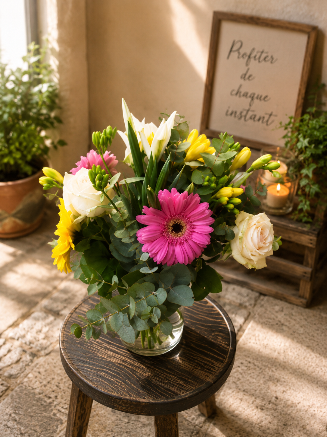 Bouquet « Douce Lumière » (à personnaliser)