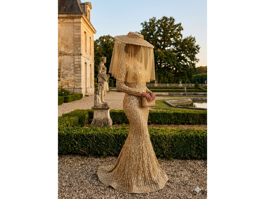 DUBAÏ COUTURE – Reine d’Or Éternelle