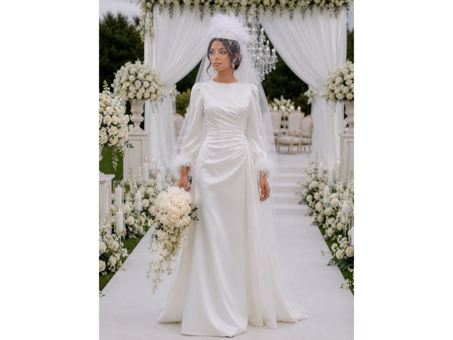 Dubai Couture – Impériale Satin Blanc