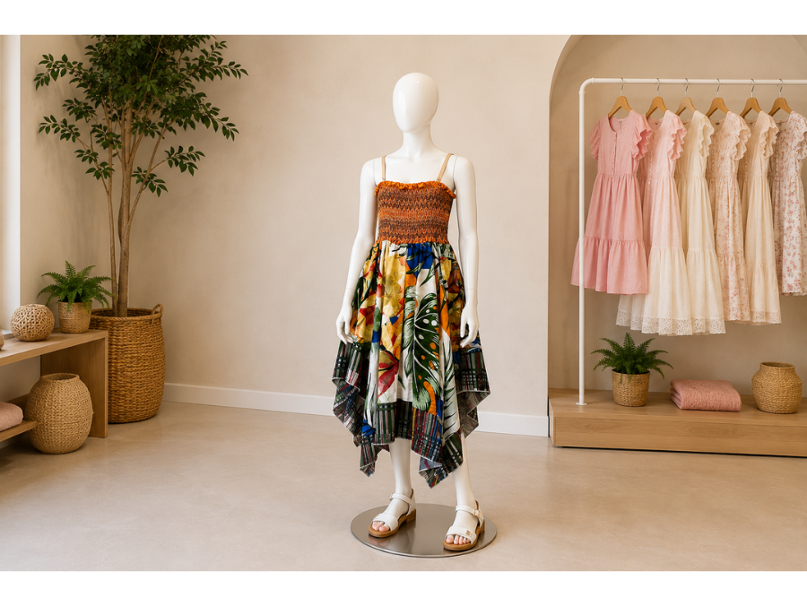 Robe Enfant Tropicale Évasion