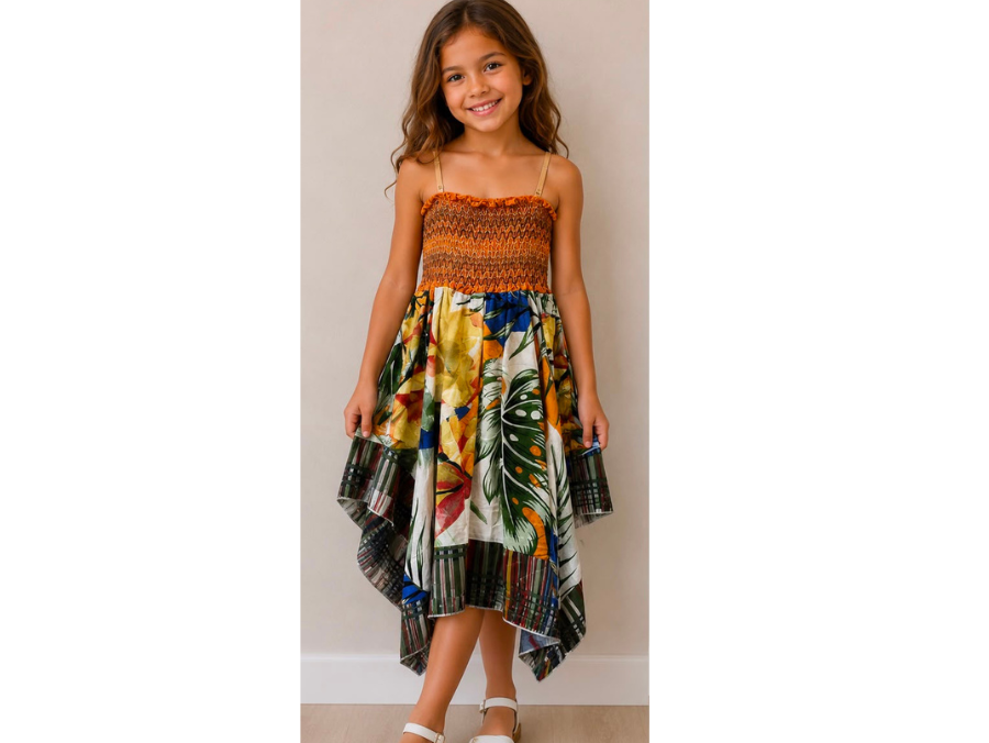 Robe Enfant Tropicale Évasion - 2