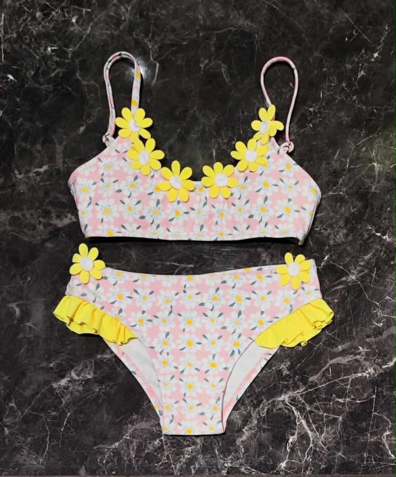 Maillot de bain marguerite Rose