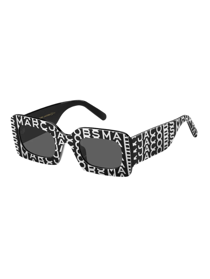 Lunettes de soleil Marc Jacobs MARC-488-N-S - 03K/IR - Noir  et blanc - 4
