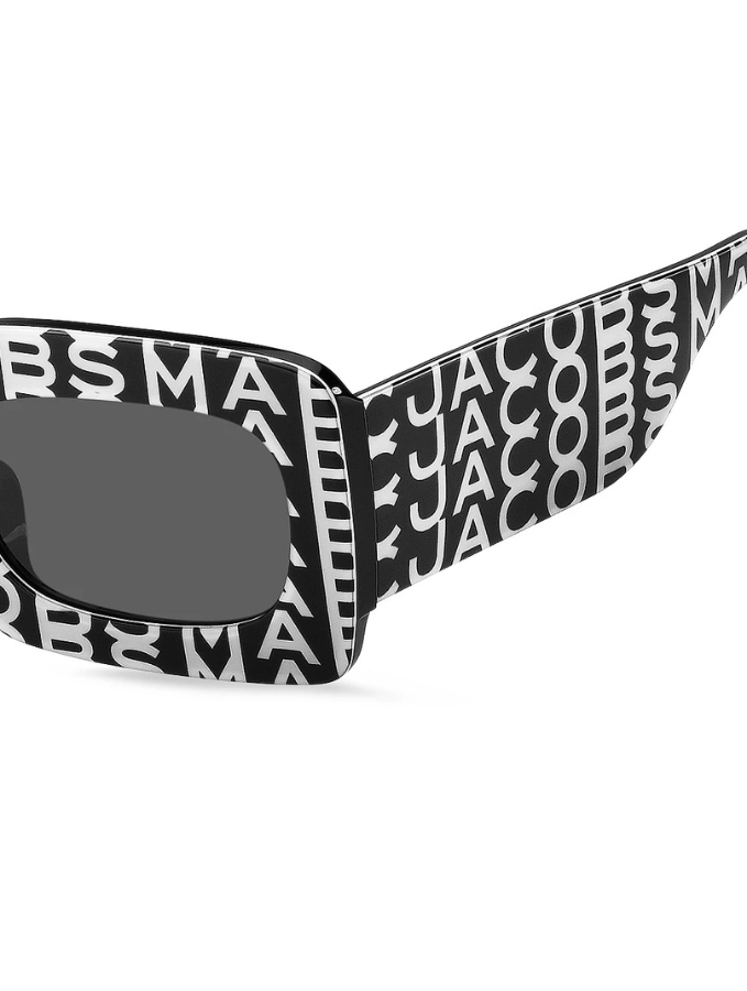 Lunettes de soleil Marc Jacobs MARC-488-N-S - 03K/IR - Noir  et blanc - 3