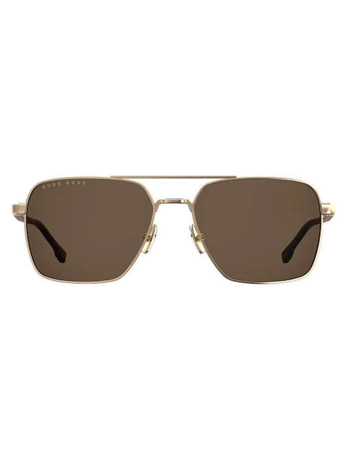 Lunettes de soleil Hugo Boss - 00070 - Rose Doré  et marron - 2