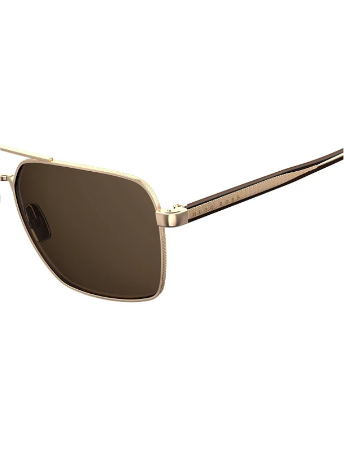 Lunettes de soleil Hugo Boss - 00070 - Rose Doré  et marron - 3