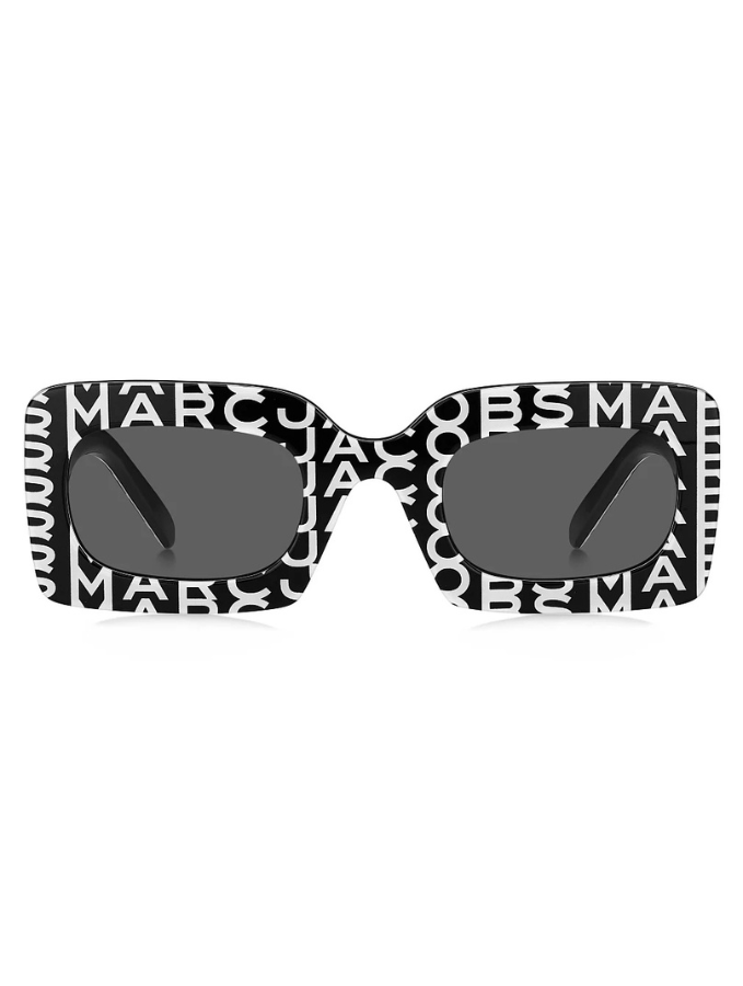 Lunettes de soleil Marc Jacobs MARC-488-N-S - 03K/IR - Noir  et blanc - 2