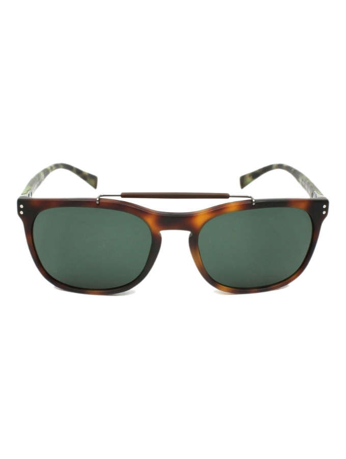 Lunettes de soleil Burberry Havane mat  et vert marbré - 2