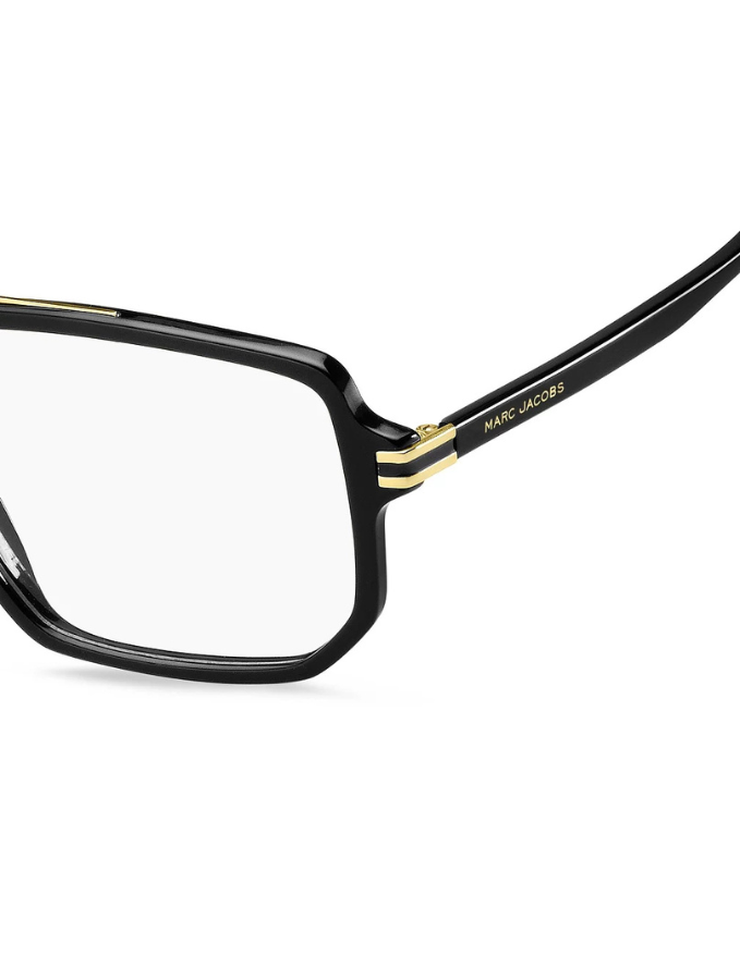 Lunettes de vue Marc Jacobs - MARC-417 - 807 - Noir brillant  et or - 2