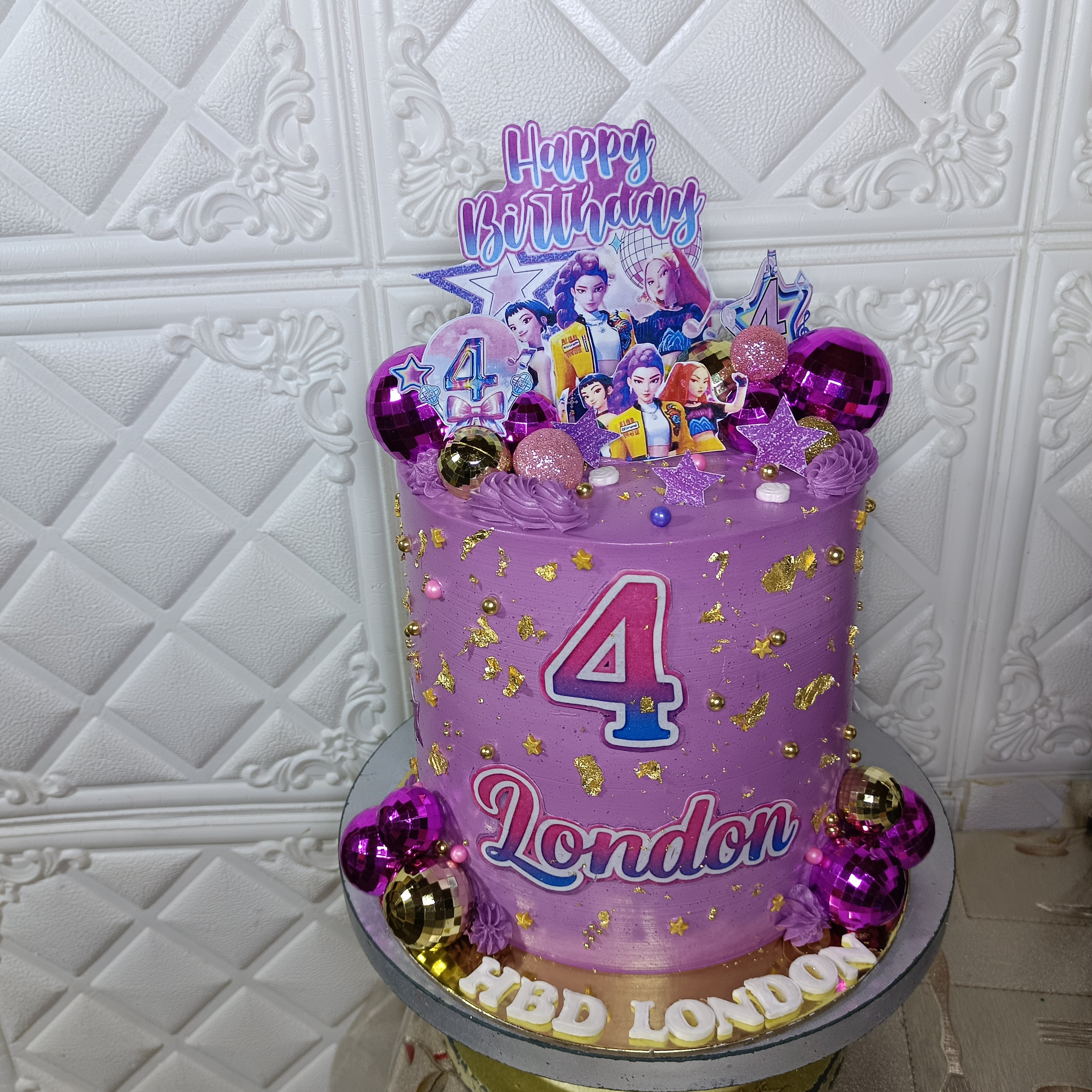 Gâteau anniversaire k-pop
