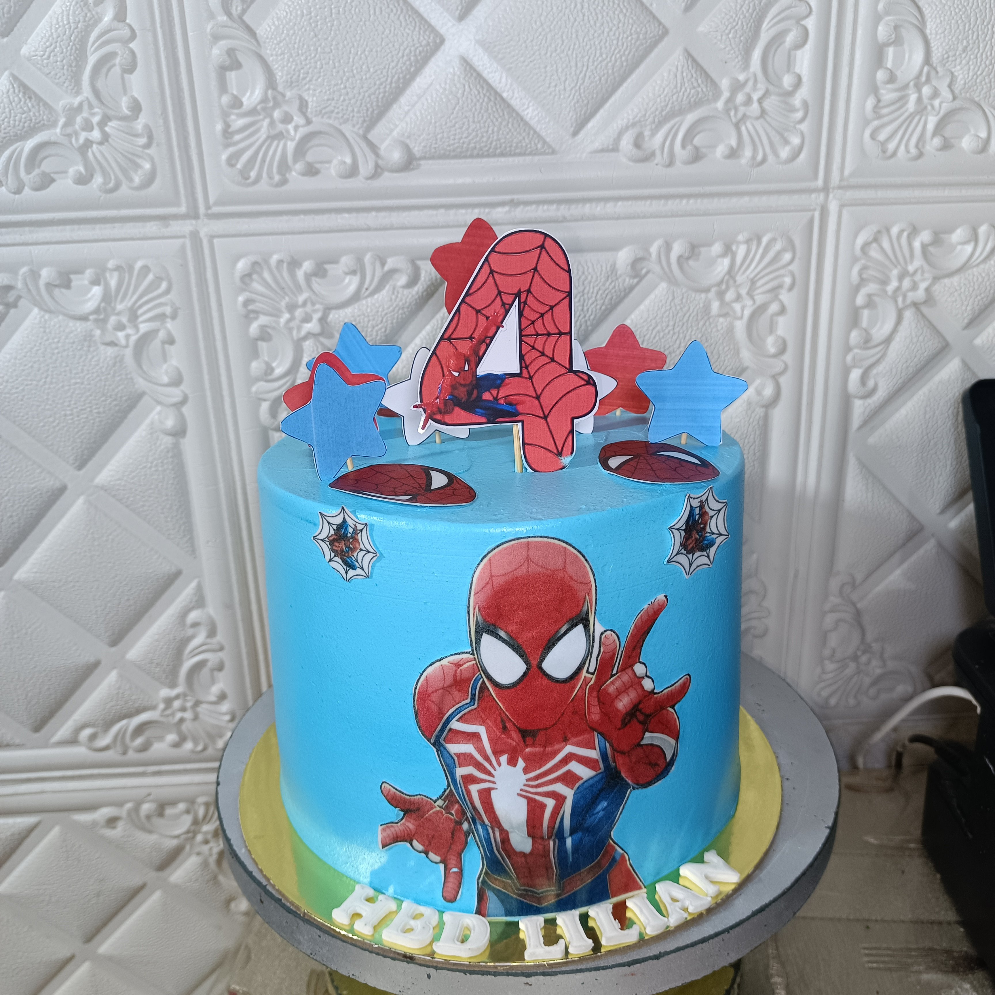 Gâteau spiderman