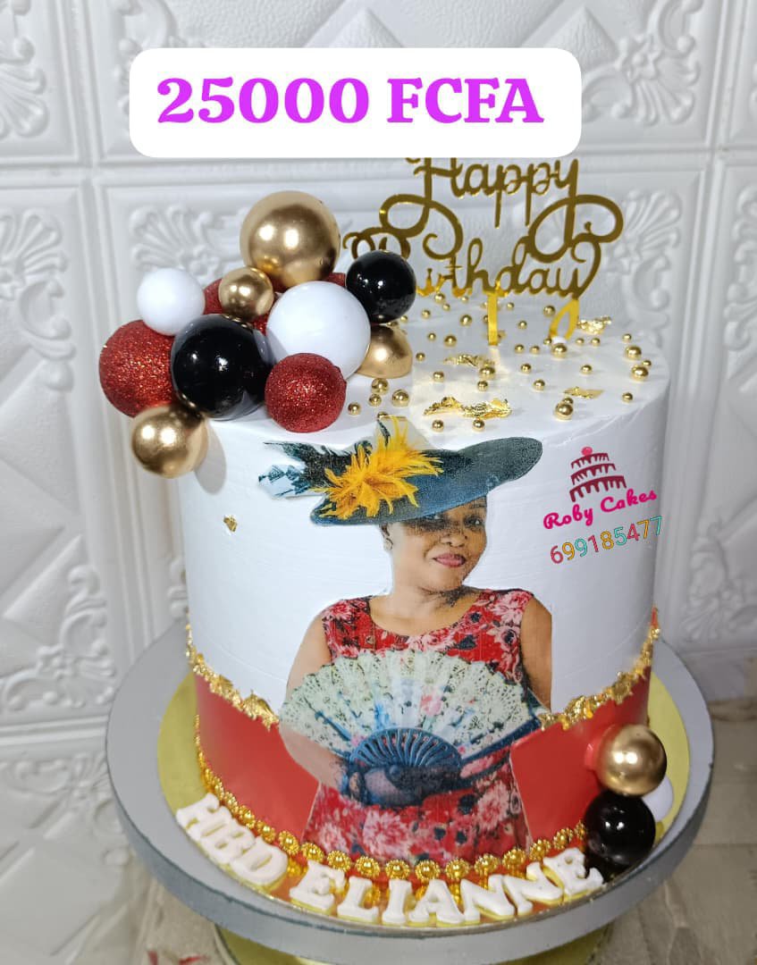Gâteau anniversaire dame
