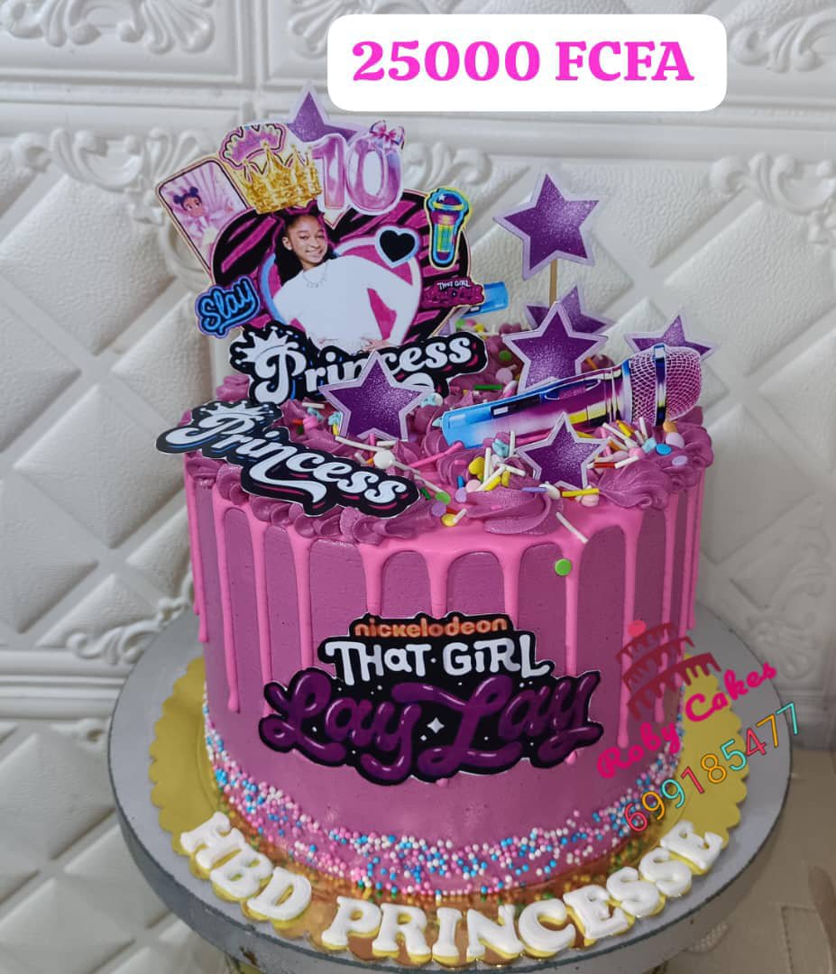 Gâteau anniversaire jeune fille