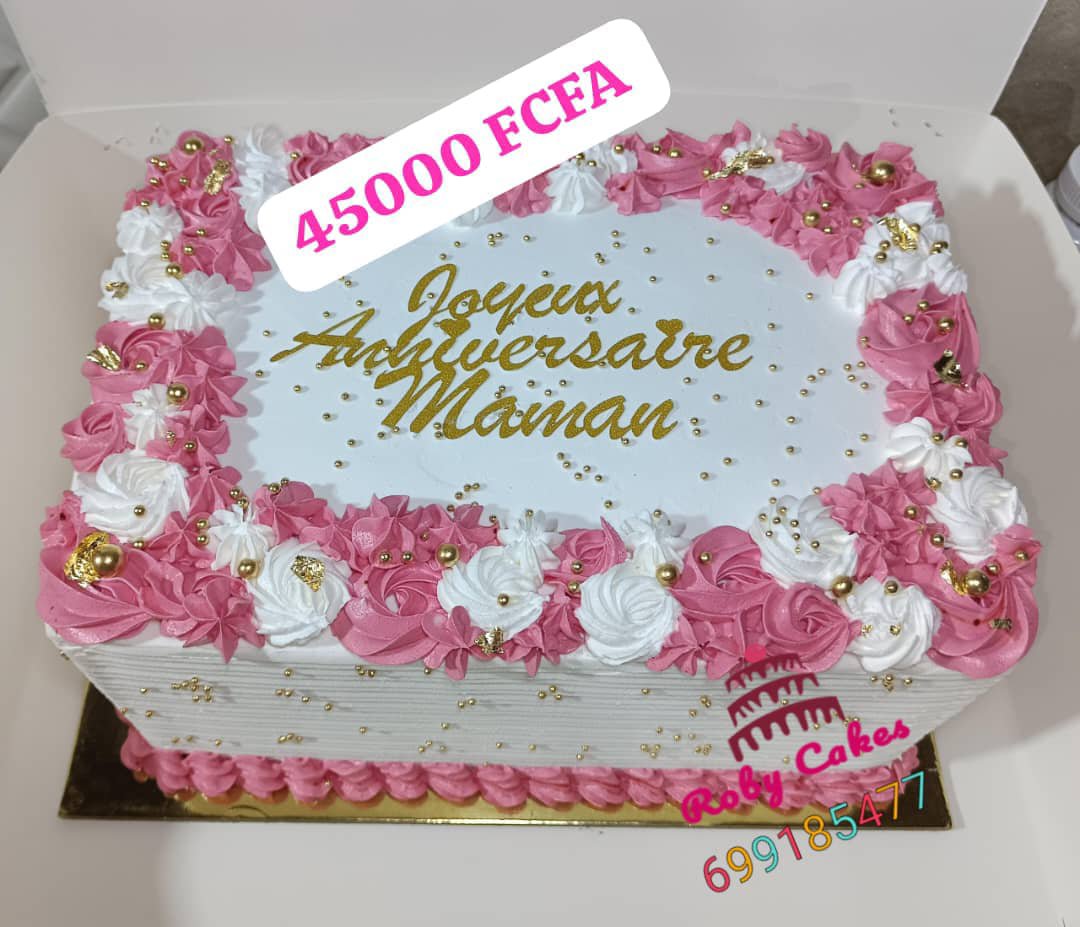 Gâteau anniversaire maman