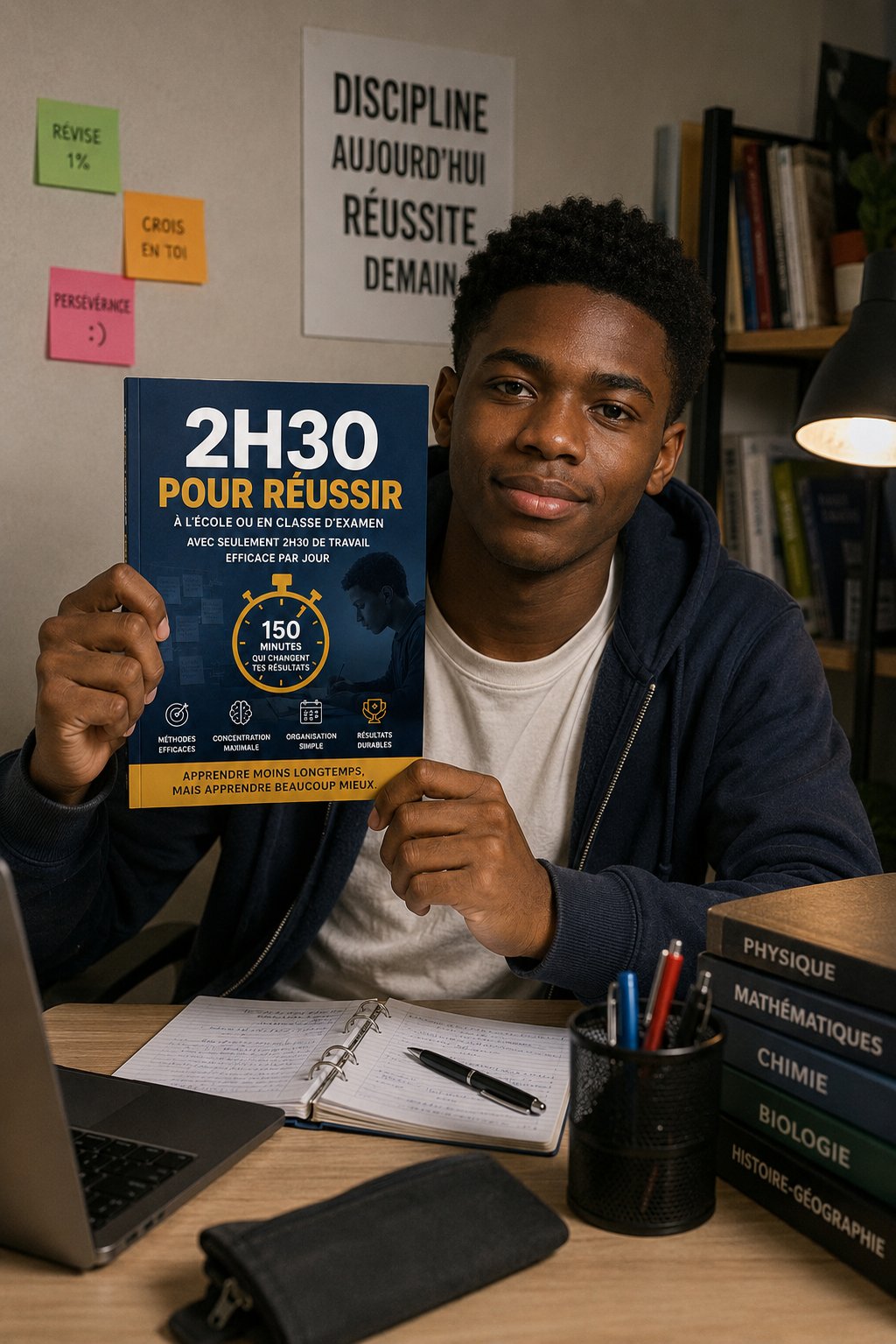 2h30 pour réussir à l'école et en classe d'examen