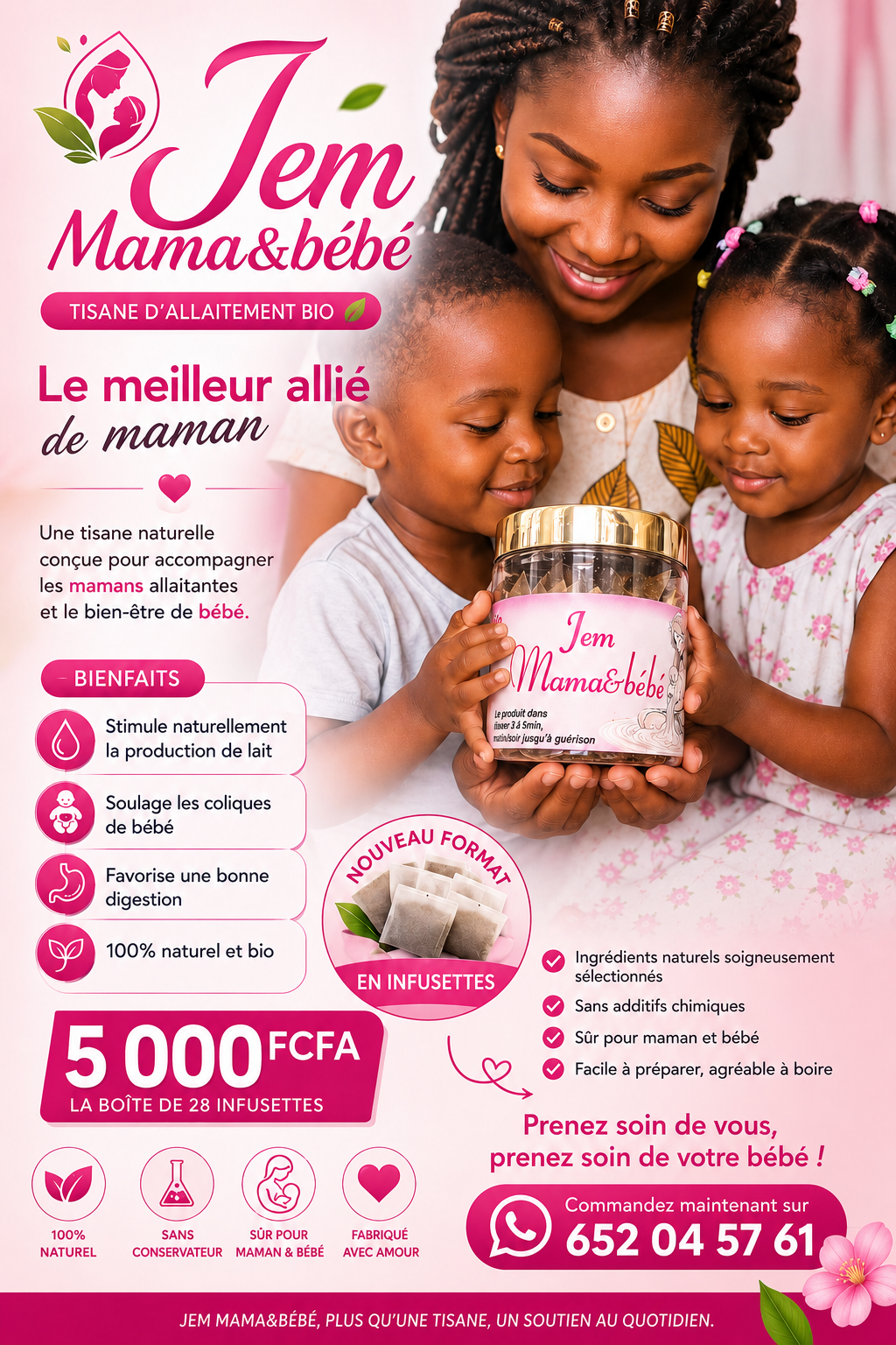 Tisane d’allaitement bio JEM MAMA&BÉBÉ - 8