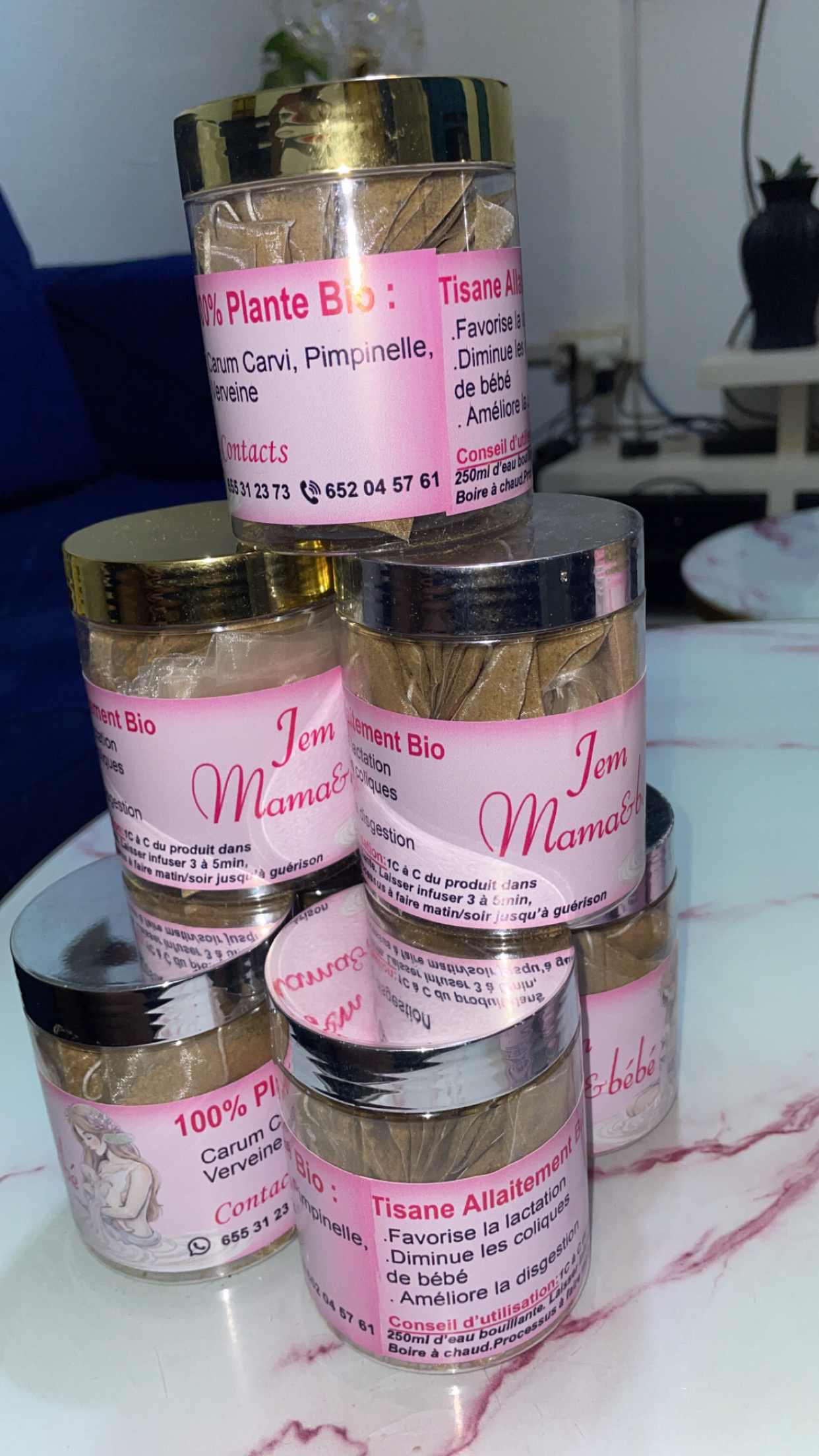 Tisane d’allaitement bio JEM mama&bébé
