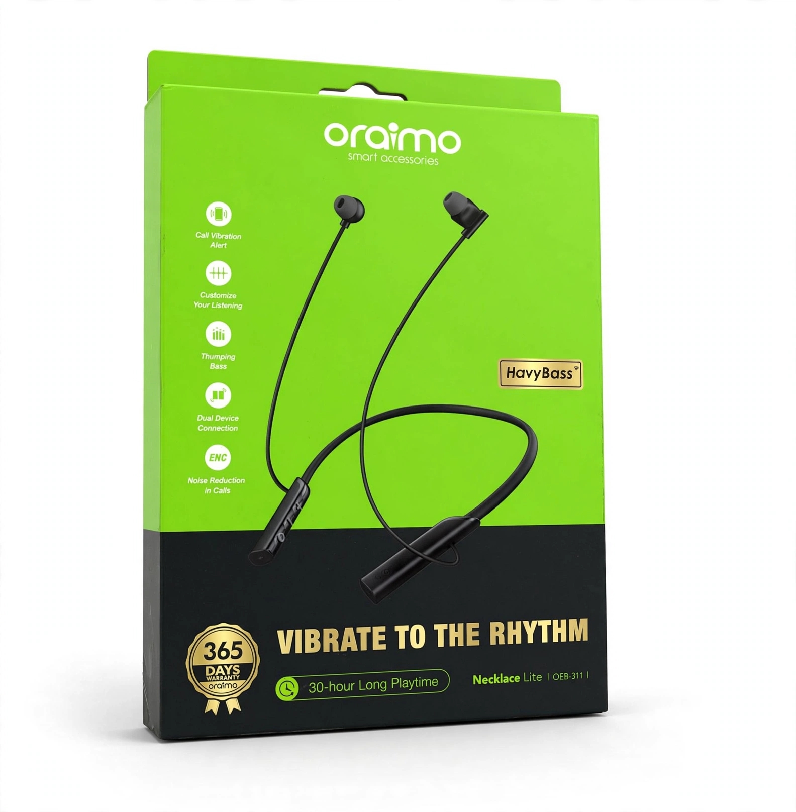 ORAIMO Ecouteurs Filaires - Bass Surround - Original