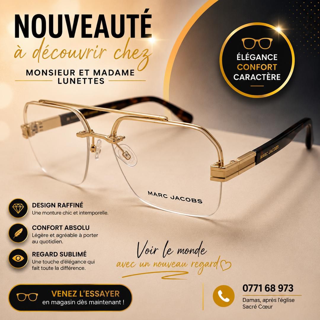 Monture premium Marc Jacobs