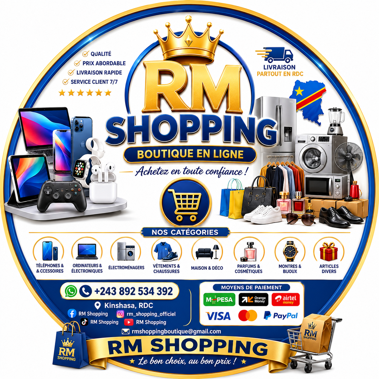 Logo de RM Shopping