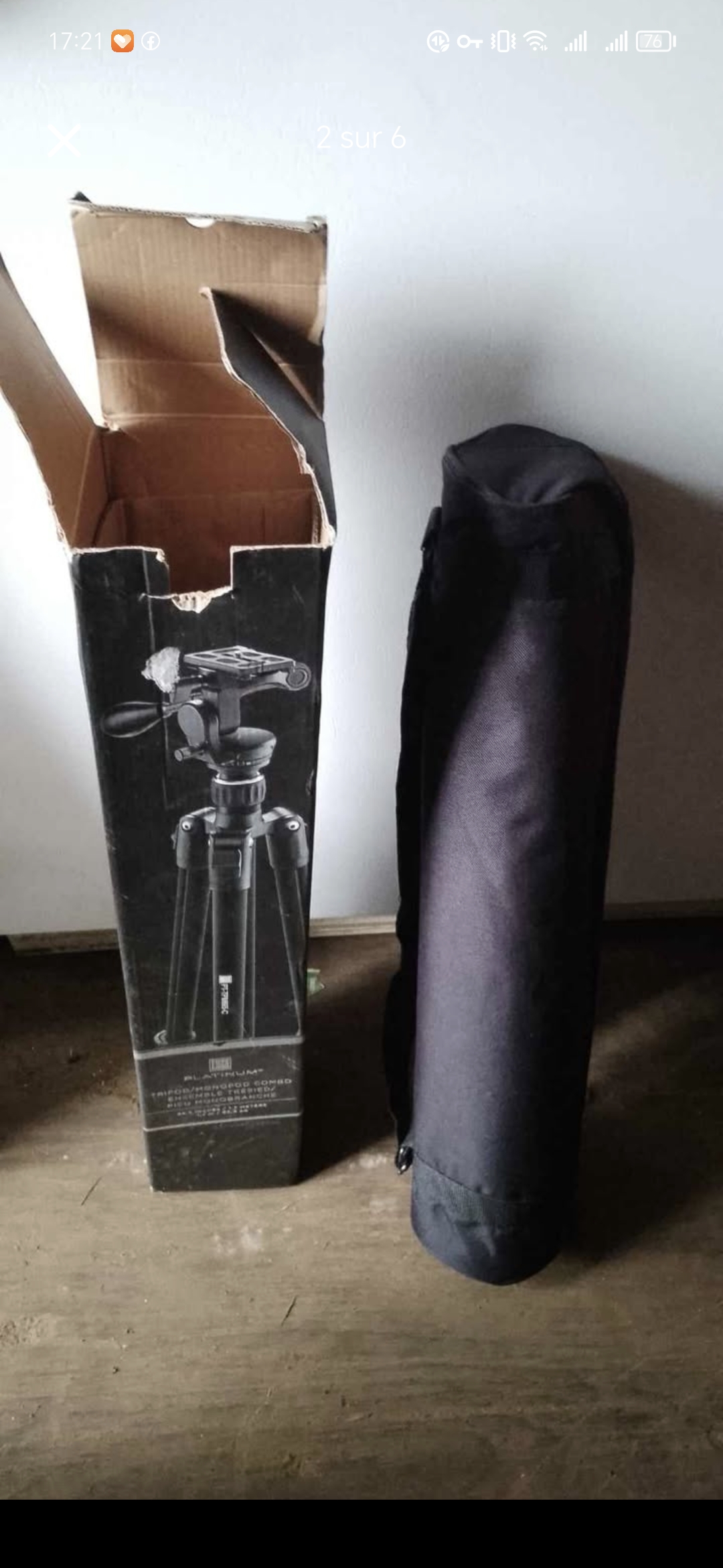 Tripied pour caméra et caméscope avec housse - 3