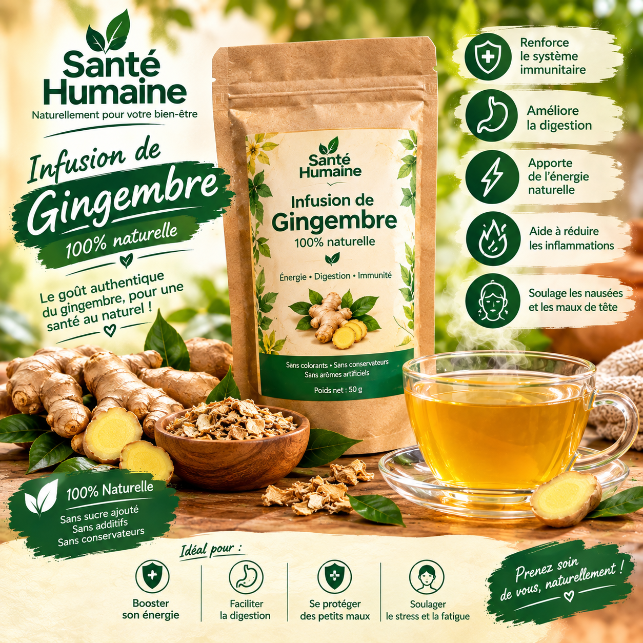 Infusion de gingembre
