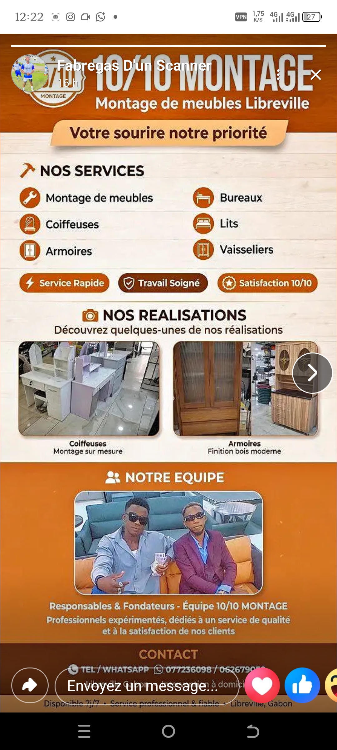 Photo de couverture de Montage De Meubles