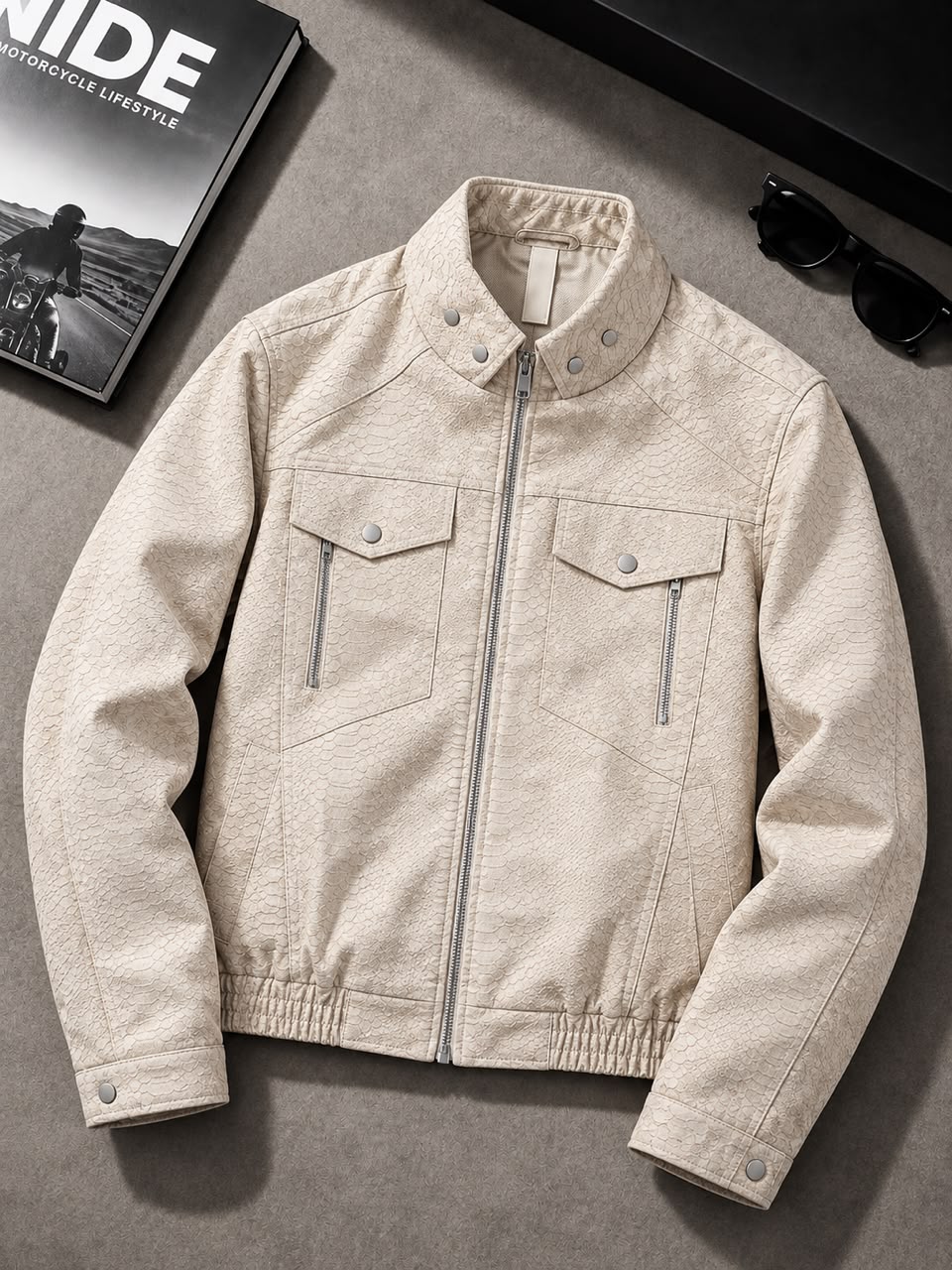Veste en cuir