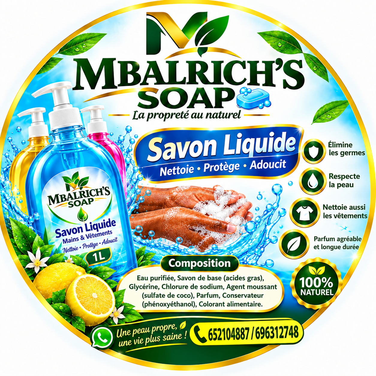Logo de MBALRICH'S SOAP 🧼