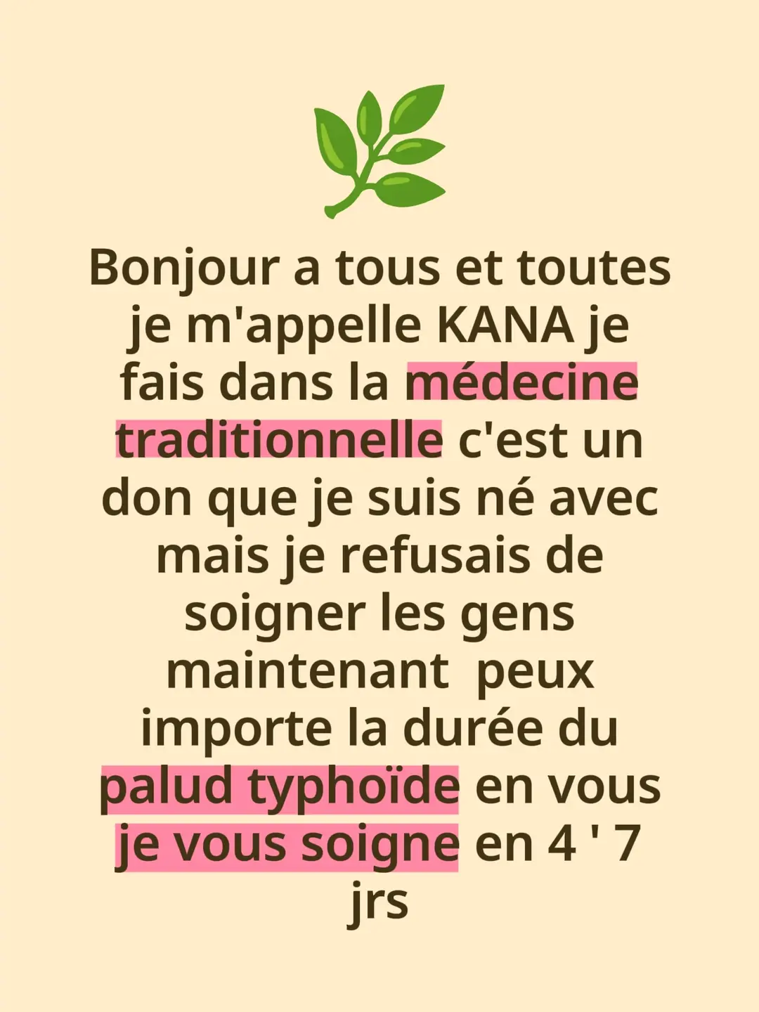 Soulagement traditionnel - 2