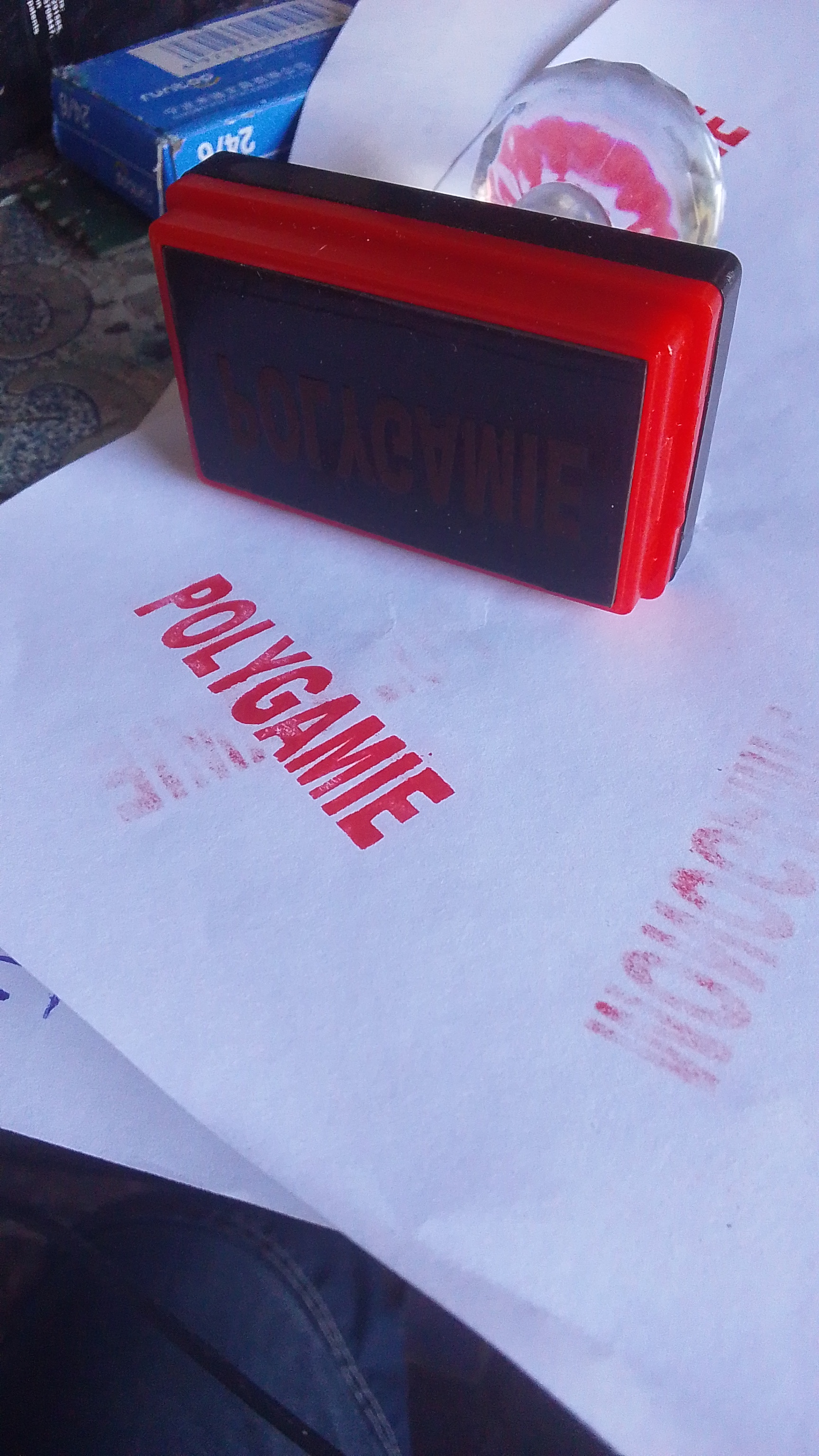 Cachet retangulaire