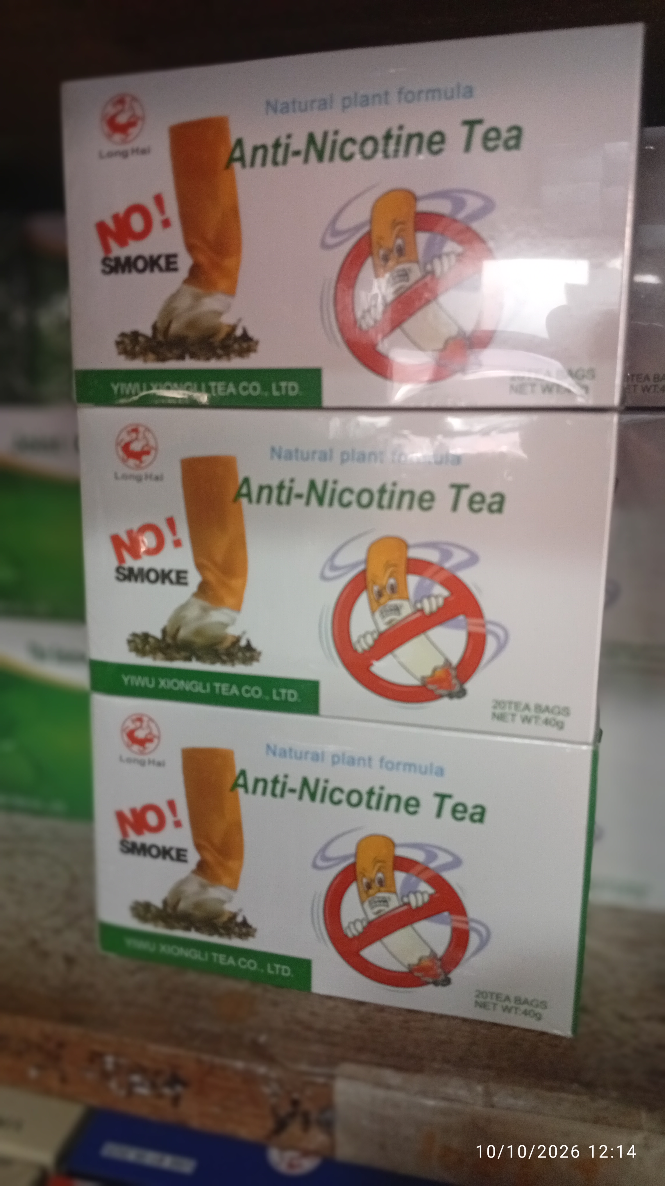 Thé Anti nicotine