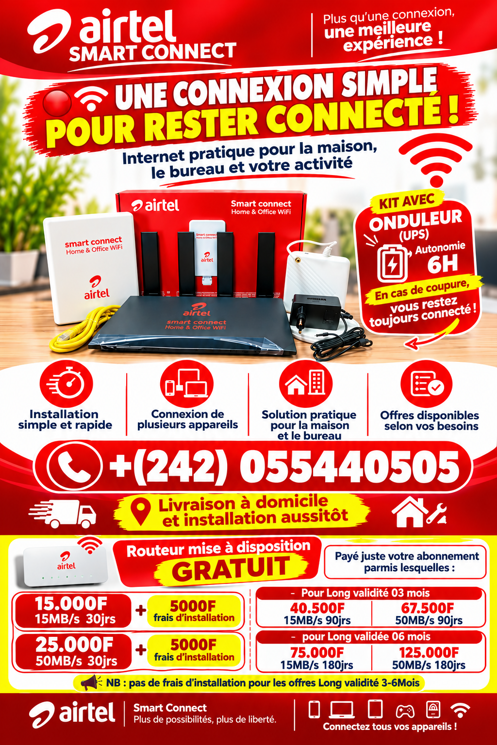 Routeur wifi 5G Airtel