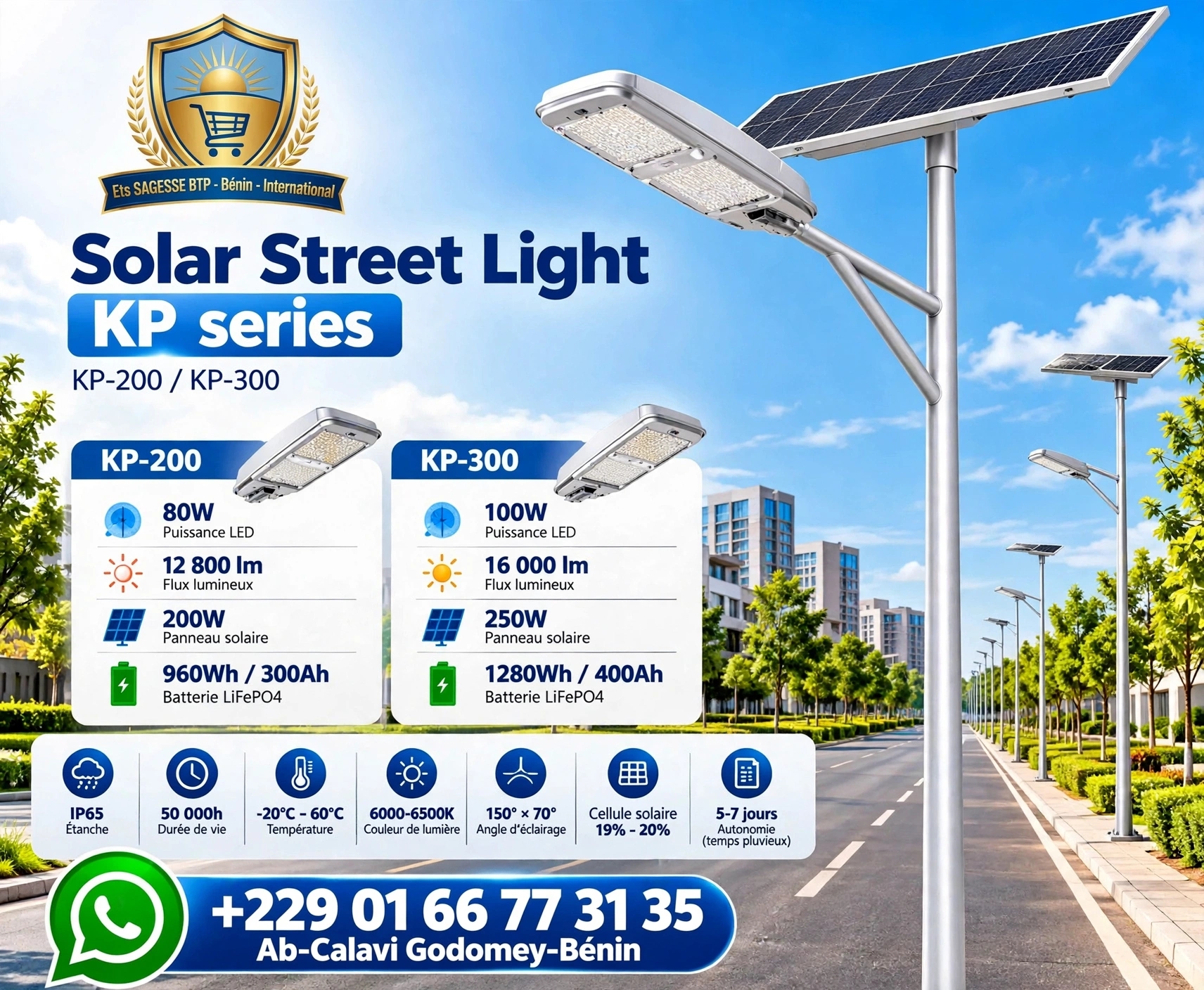 PANNEAUX SOLAIRES DOMESTIQUE ET LAMPADAIRE SOLAIRE - 4