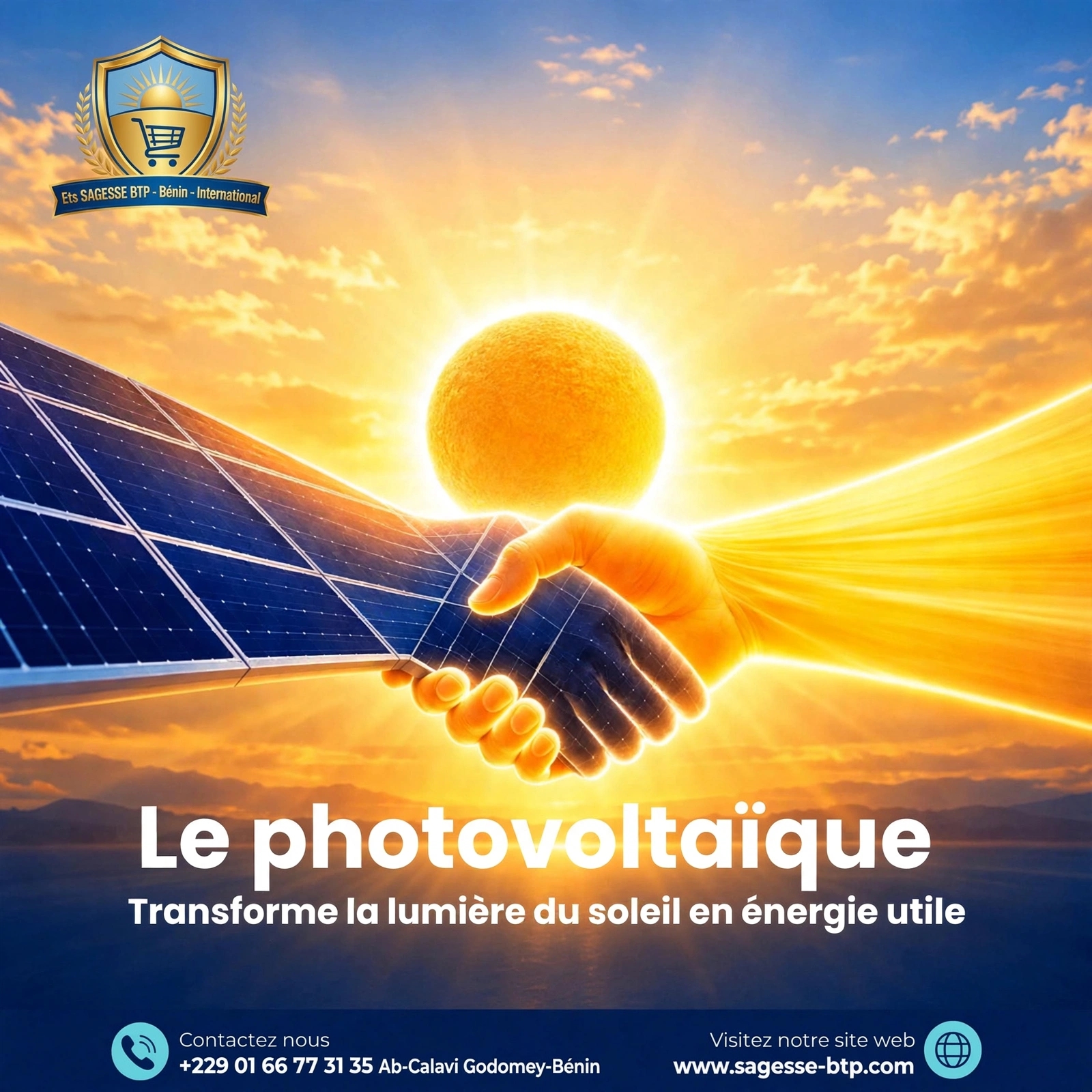PANNEAUX SOLAIRES DOMESTIQUE ET LAMPADAIRE SOLAIRE - 2